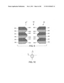 METHOD AND DEVICE FOR CREATING A TEMPERATURE GRADIENT AMONG A PLURALITY OF     TEMPERATURE GRADIENT STRUCTURES diagram and image