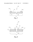 PACKAGE HAVING SHORTENED FLAPS SEALED WITH A TAPE HAVING A LINE OF     WEAKNESS diagram and image