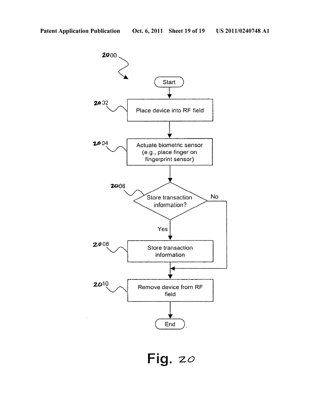 System, Method and Apparatus for Enabling Transactions Using a     Biometrically Enabled Programmable Magnetic Stripe - diagram, schematic, and image 20