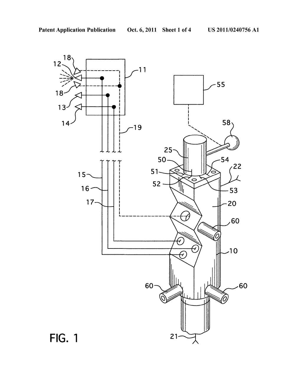 Hydrant for snow making apparatus - diagram, schematic, and image 02