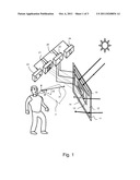 Vision Equipment Comprising an Optical Strip with a Controlled Coefficient     of Light Transmission diagram and image