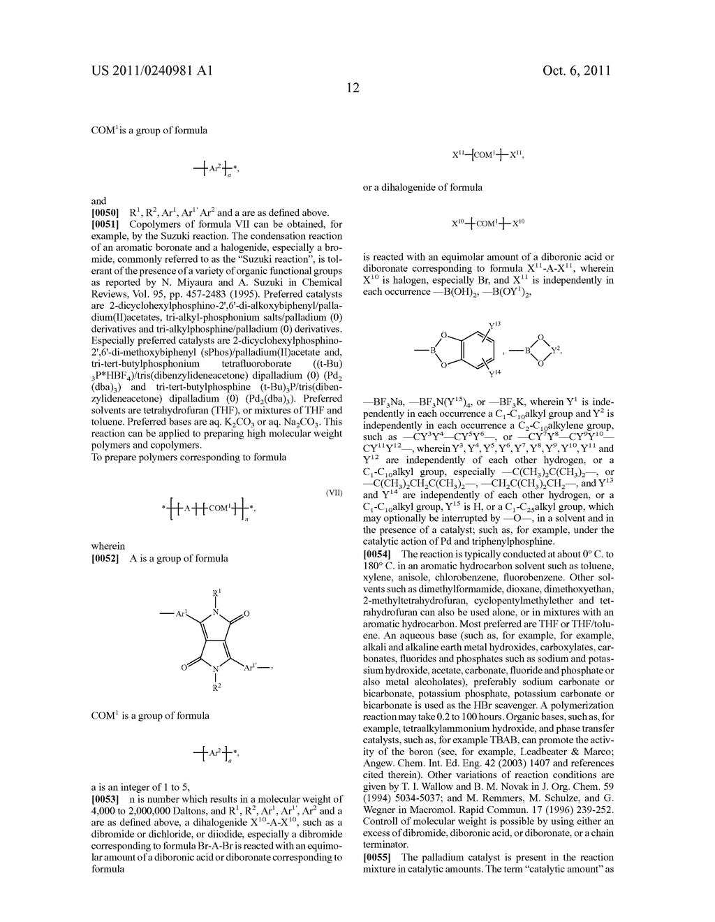 DIKETOPYRROLOPYRROLE POLYMERS FOR USE IN ORGANIC FIELD EFFECT TRANSISTORS - diagram, schematic, and image 14