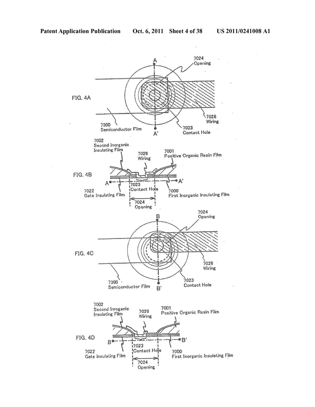 SEMICONDUCTOR DISPLAY DEVICE AND METHOD OF MANUFACTURING THE SAME - diagram, schematic, and image 05