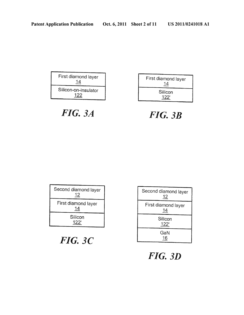 FABRICATING A GALLIUM NITRIDE DEVICE WITH A DIAMOND LAYER - diagram, schematic, and image 03