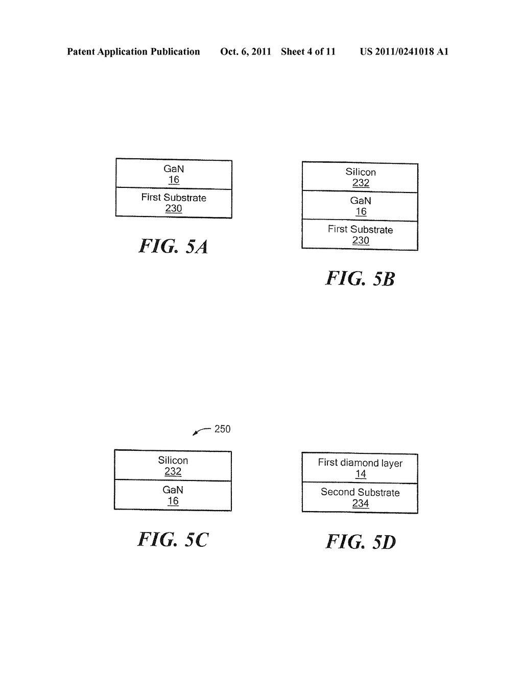 FABRICATING A GALLIUM NITRIDE DEVICE WITH A DIAMOND LAYER - diagram, schematic, and image 05