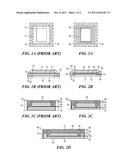 LEAD FRAME WITH RECESSED DIE BOND AREA diagram and image