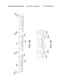 Semiconductor Device Packages with Fan-Out and with Connecting Elements     for Stacking and Manufacturing Methods Thereof diagram and image