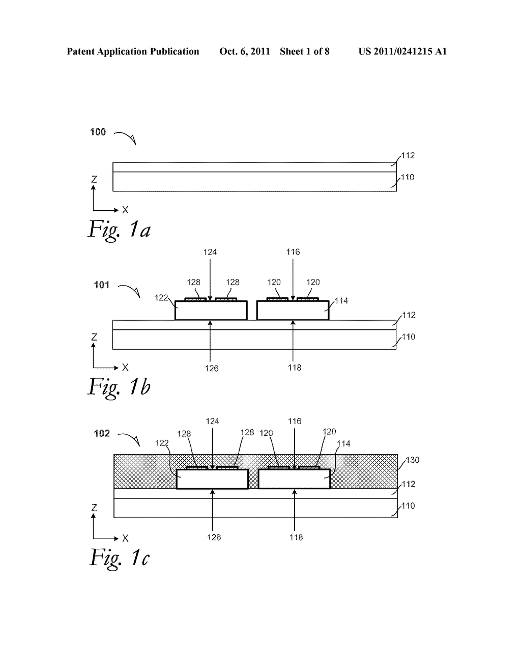 EMBEDDED SEMICONDUCTIVE CHIPS IN RECONSTITUTED WAFERS, AND SYSTEMS     CONTAINING SAME - diagram, schematic, and image 02