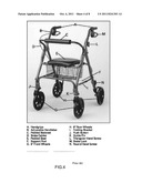 Walkers with improved handles diagram and image