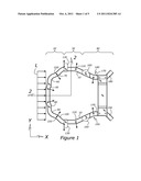 Vehicle Frame with Direction-Specific Deformation diagram and image