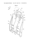 VEHICLE SEATBACK AND A VEHICLE SEAT PROVIDED WITH A VEHICLE SEATBACK diagram and image