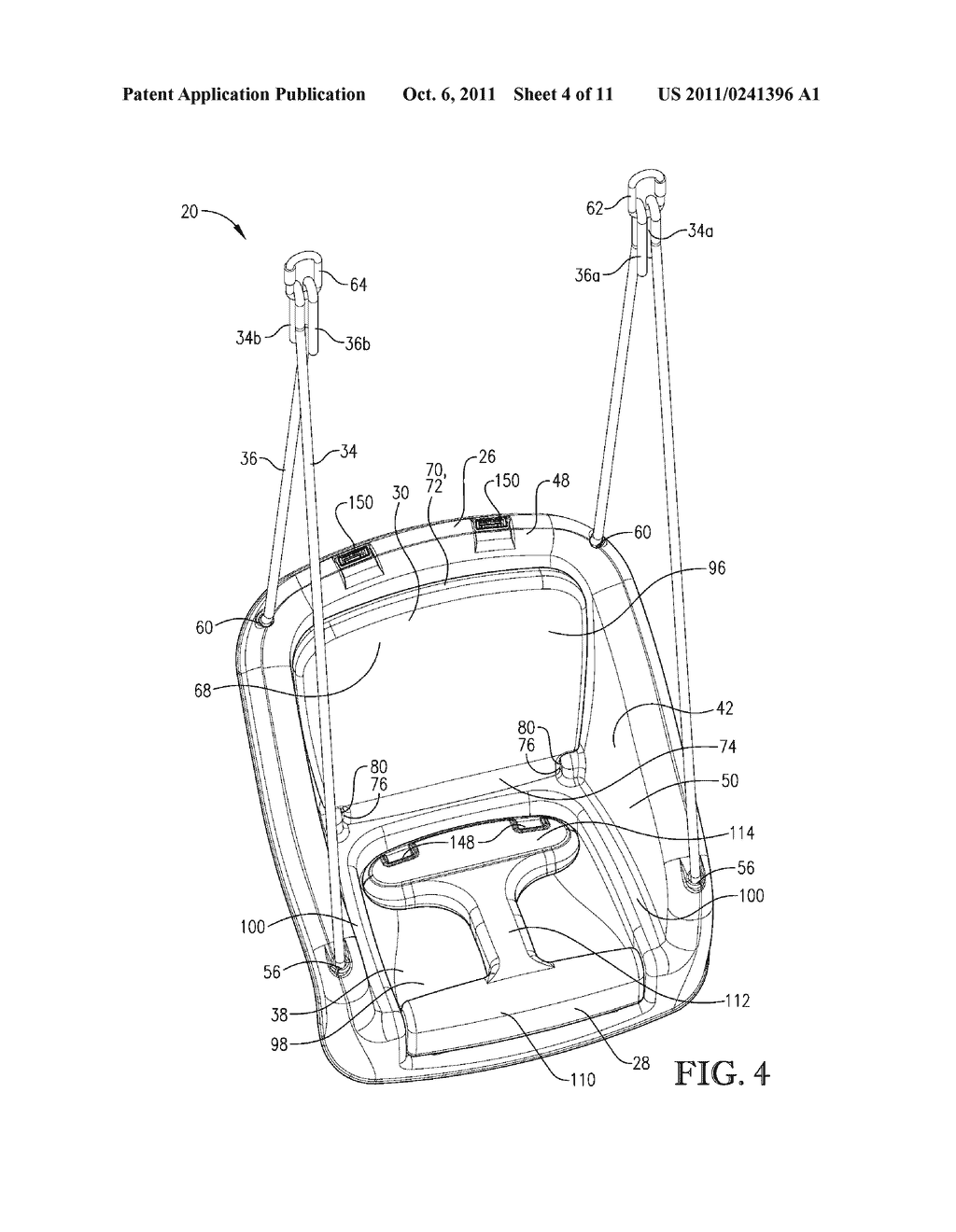 CONVERTIBLE SWING SEAT - diagram, schematic, and image 05