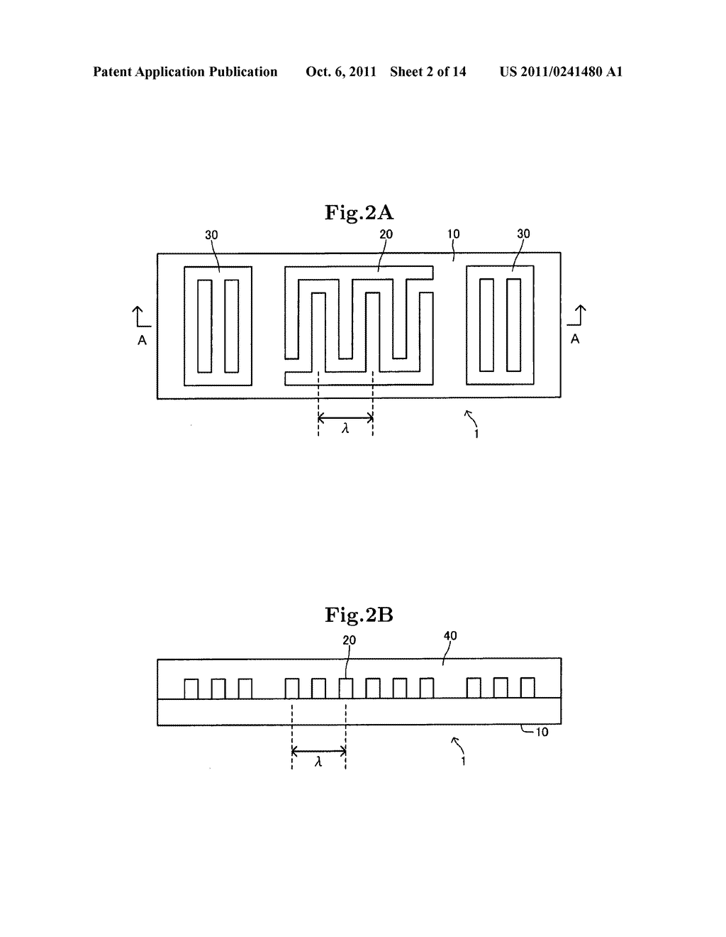 Surface acoustic wave device - diagram, schematic, and image 03