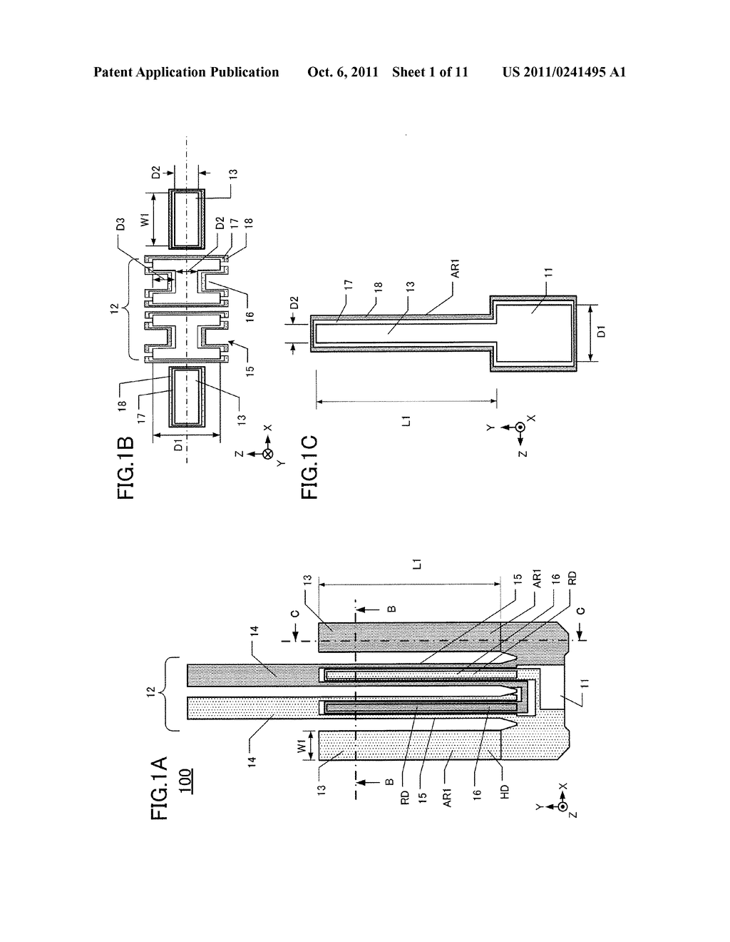 PIEZOELECTRIC VIBRATING PIECES, PIEZOELECTRIC DEVICES, AND METHODS FOR     MANUFACTURING SAME - diagram, schematic, and image 02