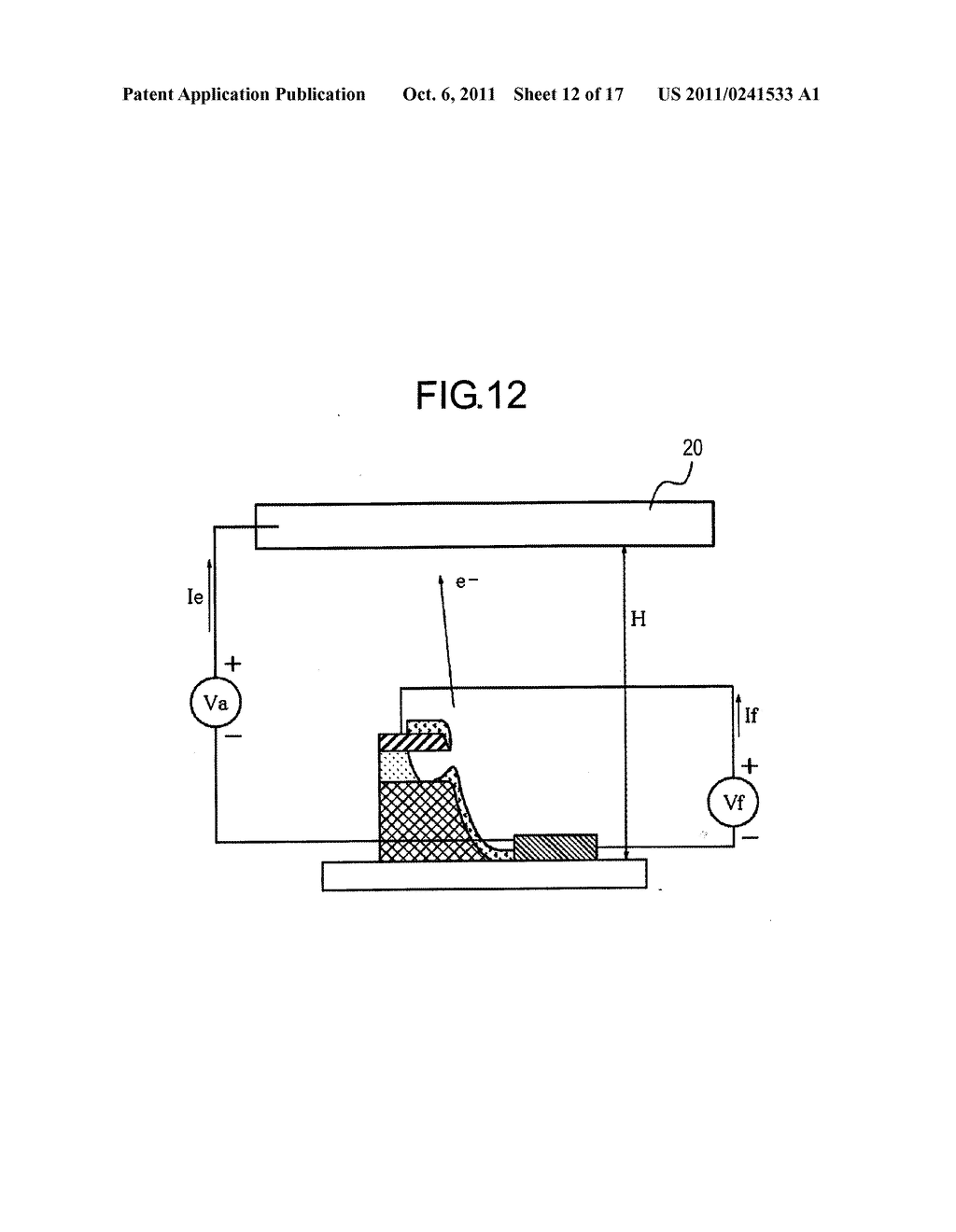 ELECTRON-EMITTING DEVICE AND IMAGE DISPLAY APPARATUS USING THE     ELECTRON-EMITTING DEVICE - diagram, schematic, and image 13