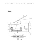 Head up display device for vehicle diagram and image