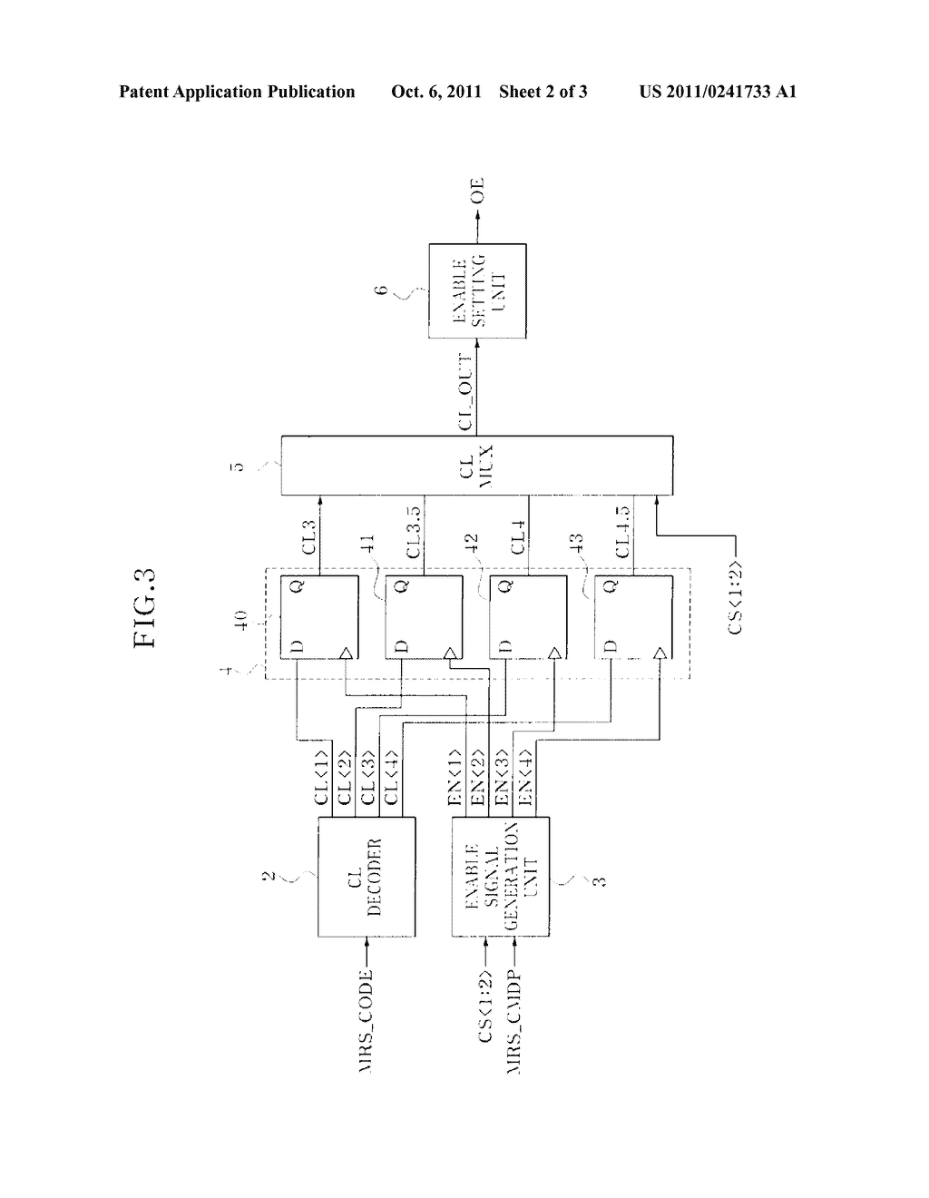 MULTI-CHIP PACKAGE INCLUDING OUTPUT ENABLE SIGNAL GENERATION CIRCUIT AND     DATA OUTPUT CONTROL METHOD THEREOF - diagram, schematic, and image 03