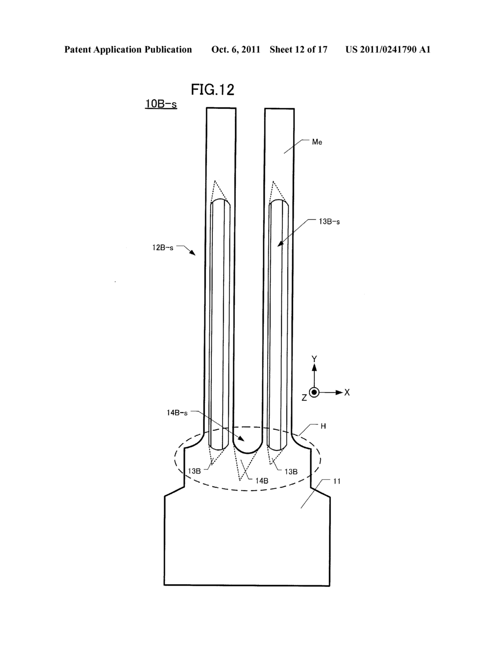 Tuning-Fork Type Crystal Vibrating Piece Device and Manufacturing the Same - diagram, schematic, and image 13