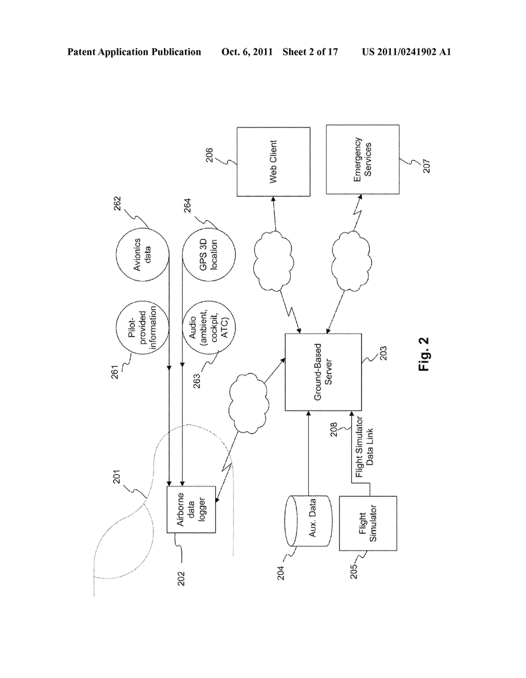 SYSTEMS AND METHODS FOR AIRCRAFT FLIGHT TRACKING AND DISPLAY - diagram, schematic, and image 03