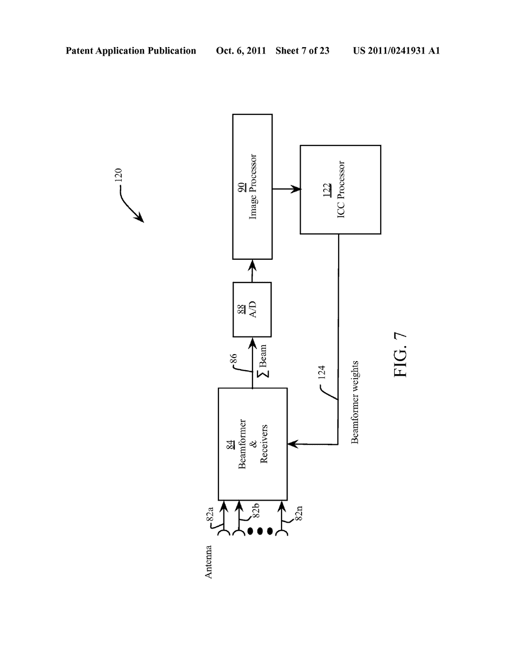 ITERATIVE CLUTTER CALIBRATION WITH PHASED ARRAY ANTENNAS - diagram, schematic, and image 08