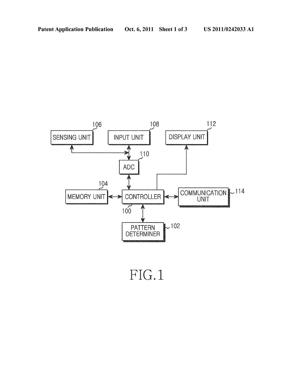 APPARATUS AND METHOD FOR DETERMINING USER INPUT PATTERN IN A PORTABLE     TERMINAL - diagram, schematic, and image 02
