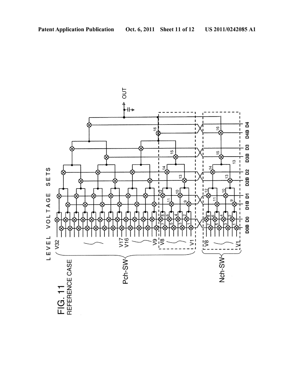 VOLTAGE LEVEL SELECTION CIRCUIT AND DISPLAY DRIVER - diagram, schematic, and image 12