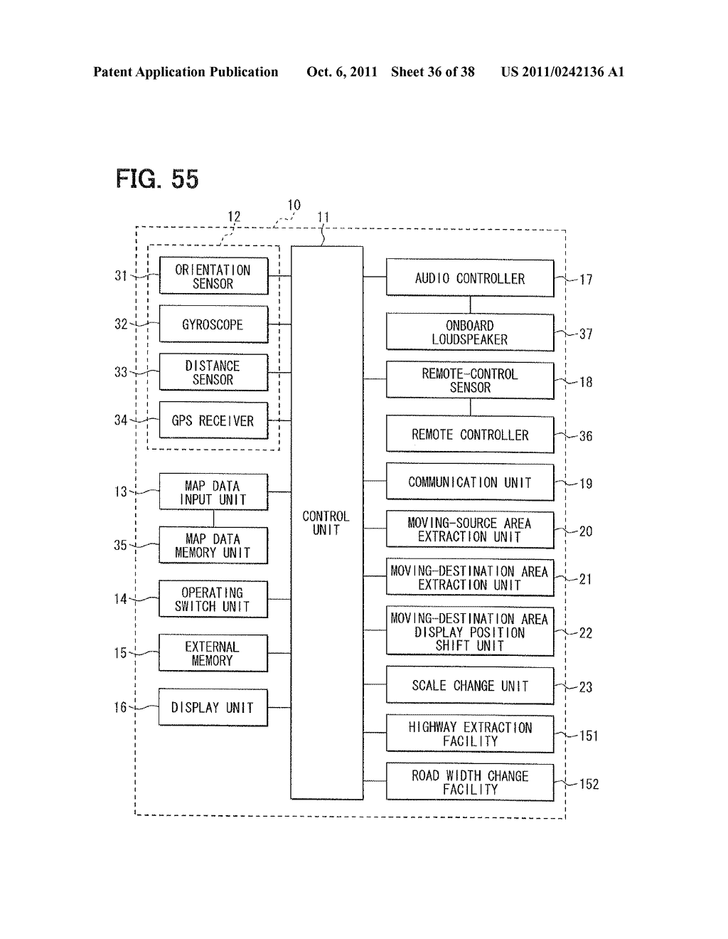 MAP DISPLAY DEVICE - diagram, schematic, and image 37