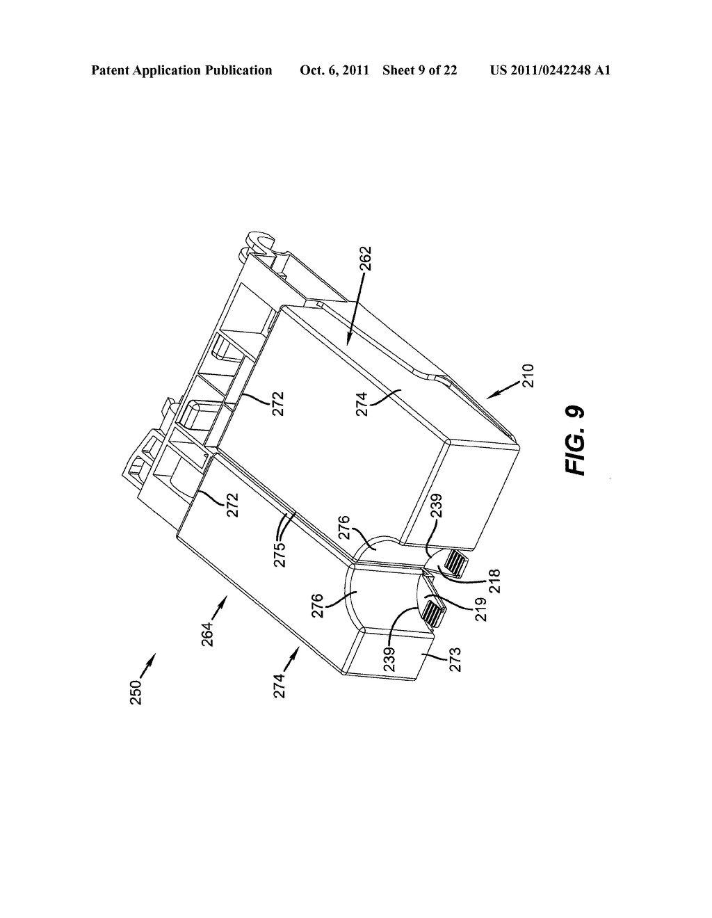 HOLDING RECEPTACLE FOR INKJET INK TANK - diagram, schematic, and image 10