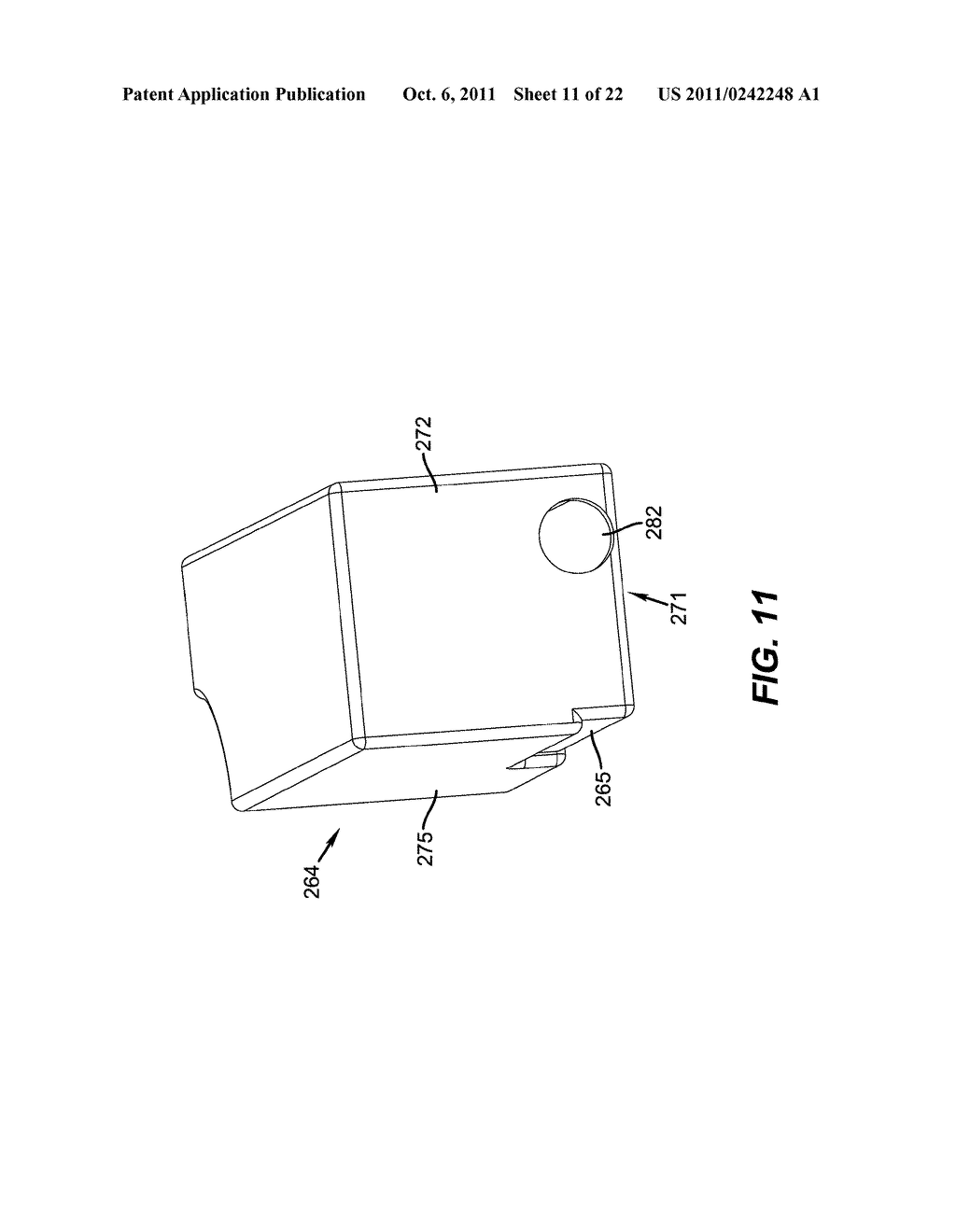 HOLDING RECEPTACLE FOR INKJET INK TANK - diagram, schematic, and image 12