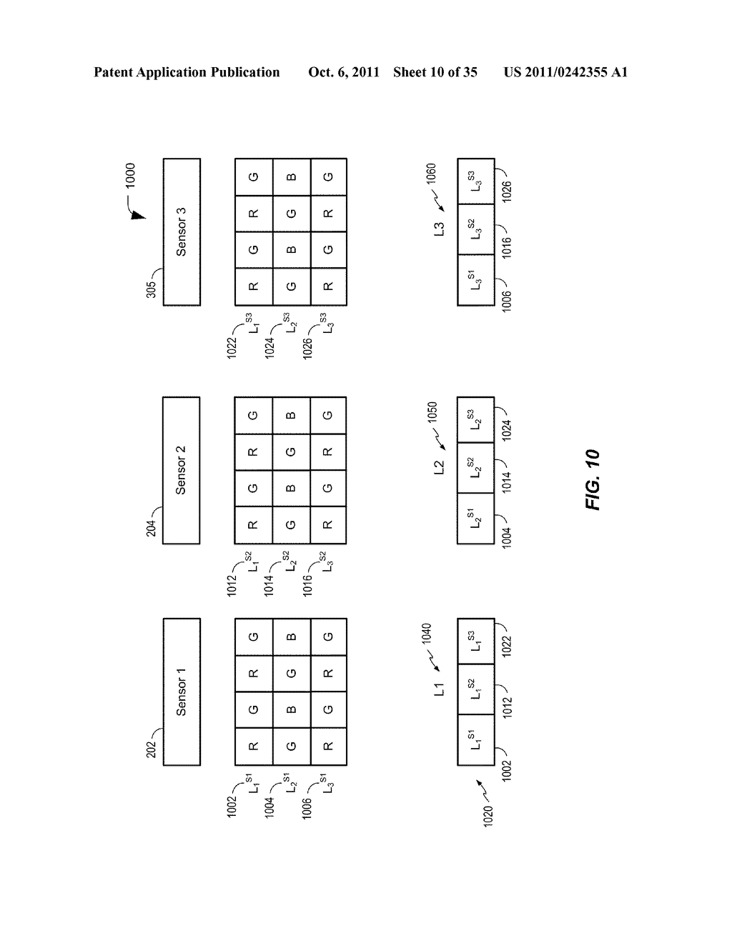 COMBINING DATA FROM MULTIPLE IMAGE SENSORS - diagram, schematic, and image 11