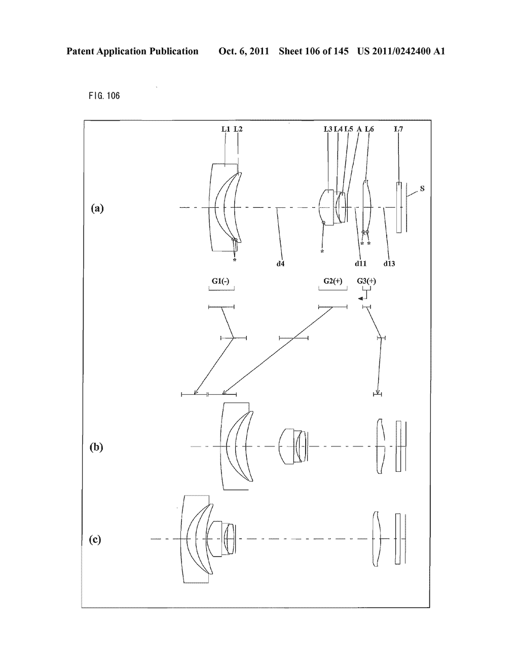 ZOOM LENS SYSTEM, IMAGING DEVICE AND CAMERA - diagram, schematic, and image 107