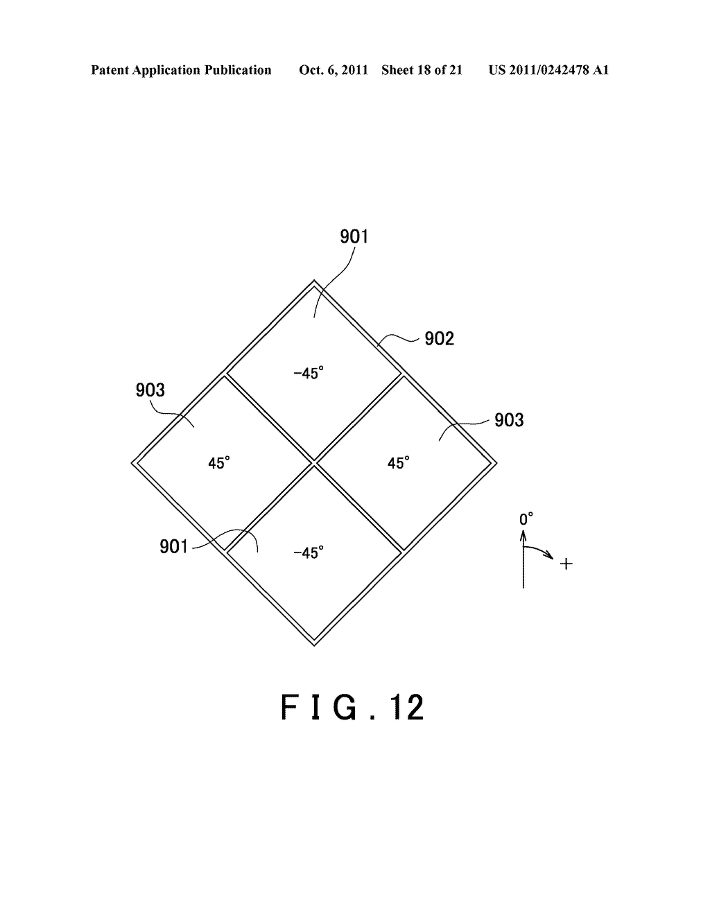 LIQUID CRYSTAL FILTER, RETARDATION FILM, AND OPTICAL LOW-PASS FILTER - diagram, schematic, and image 19