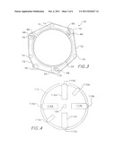 ARRANGEMENT FOR READING FROM AND/OR WRITING TO FLEXIBLE SHEET MEDIA IN A     CURVED CONFIGURATION AND METHOD diagram and image