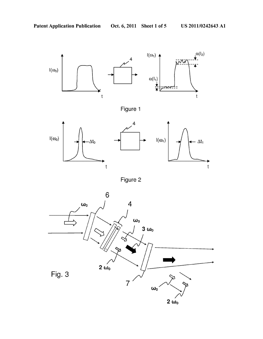 DEVICE FOR REDUCING TIME DISTORTION GENERATED IN LIGHT PULSES BY A     NONLINEAR OPTICAL FREQUENCY CONVERTER SYSTEM - diagram, schematic, and image 02