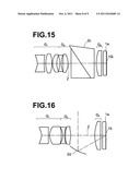 PROJECTION LENS AND PROJECTION-TYPE DISPLAY APPARATUS USING THE LENS diagram and image