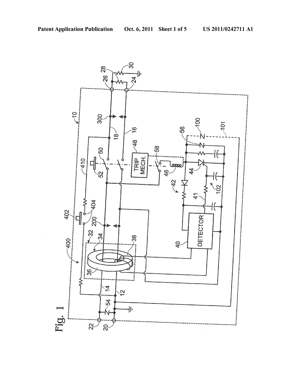 PROTECTIVE DEVICE WITH IMPROVED SURGE PROTECTION - diagram, schematic, and image 02