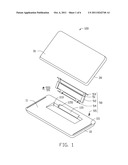 PORTABLE ELECTRONIC DEVICE WITH SLIDABLE COVER diagram and image