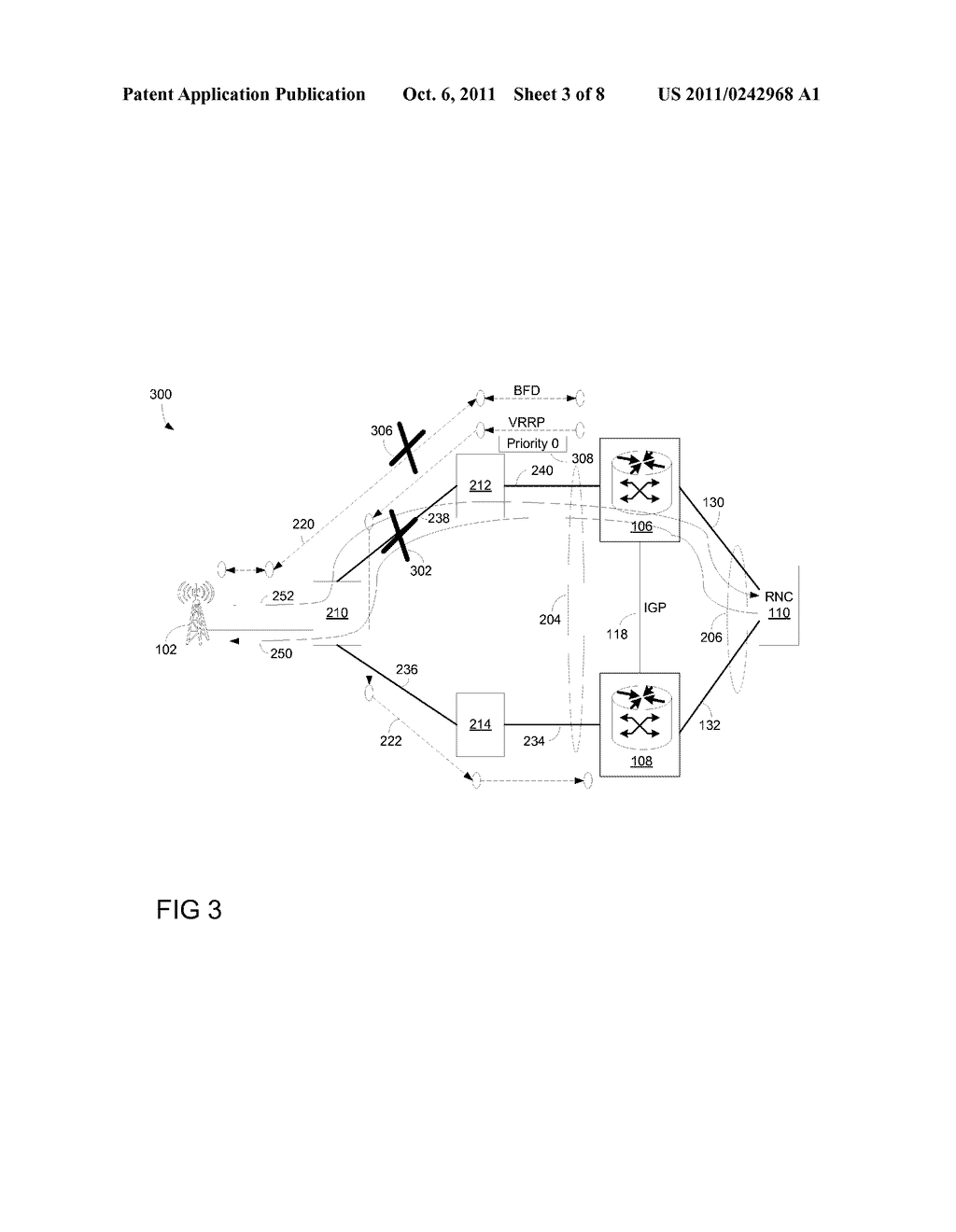 Method and Apparatus for Improving Network Communication Using BFD and     VRRP Tracking System - diagram, schematic, and image 04