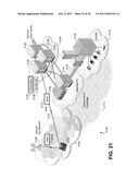 NETWORK ARCHITECTURE WITH DISTRIBUTION OF PACKET SERVICES TO VARIOUS     SWITCHES diagram and image