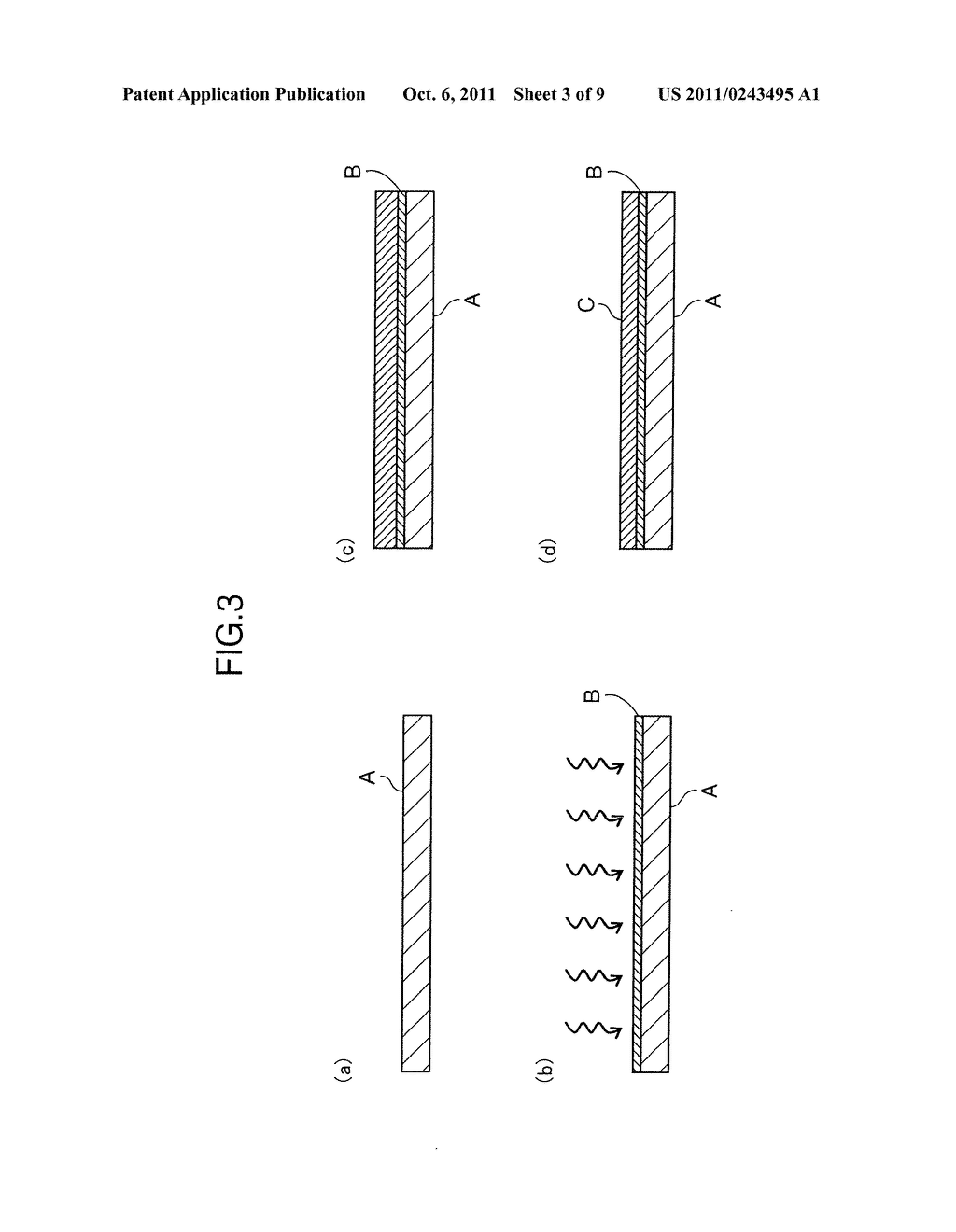 METHOD FOR FORMING MIRROR-REFLECTING FILM IN OPTICAL WIRING BOARD, AND     OPTICAL WIRING BOARD - diagram, schematic, and image 04