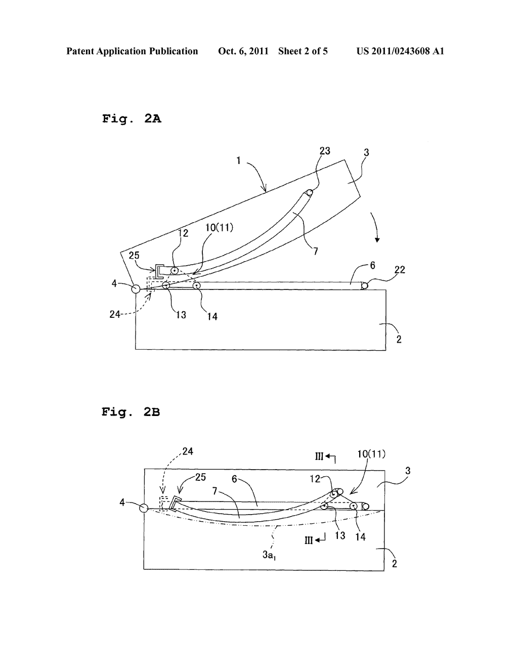 OPENING/CLOSING DEVICE FOR UPPER UNIT CASE, AND IMAGE RECORDING APPARATUS     PROVIDED WITH THE SAME - diagram, schematic, and image 03