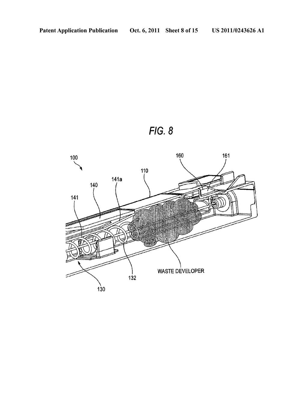 WASTE DEVELOPER COLLECTING DEVICE AND IMAGE FORMING APPARATUS - diagram, schematic, and image 09