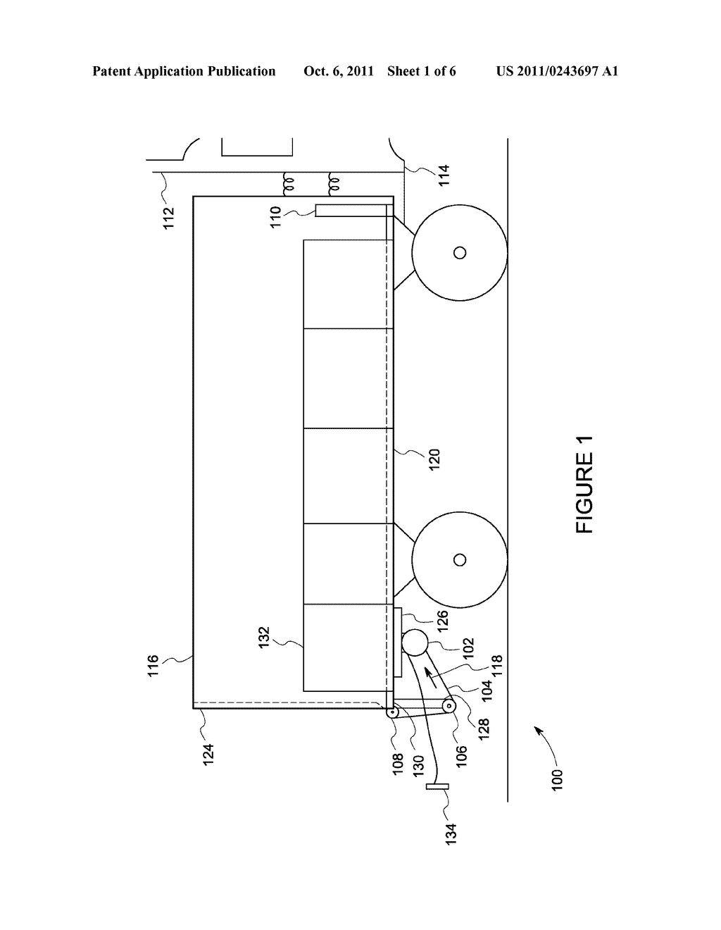Apparatus and Method for Transferring Freight - diagram, schematic, and image 02