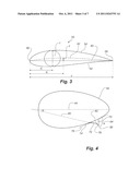 WIND TURBINE BLADE HAVING A FLOW GUIDING DEVICE WITH OPTIMISED HEIGHT diagram and image