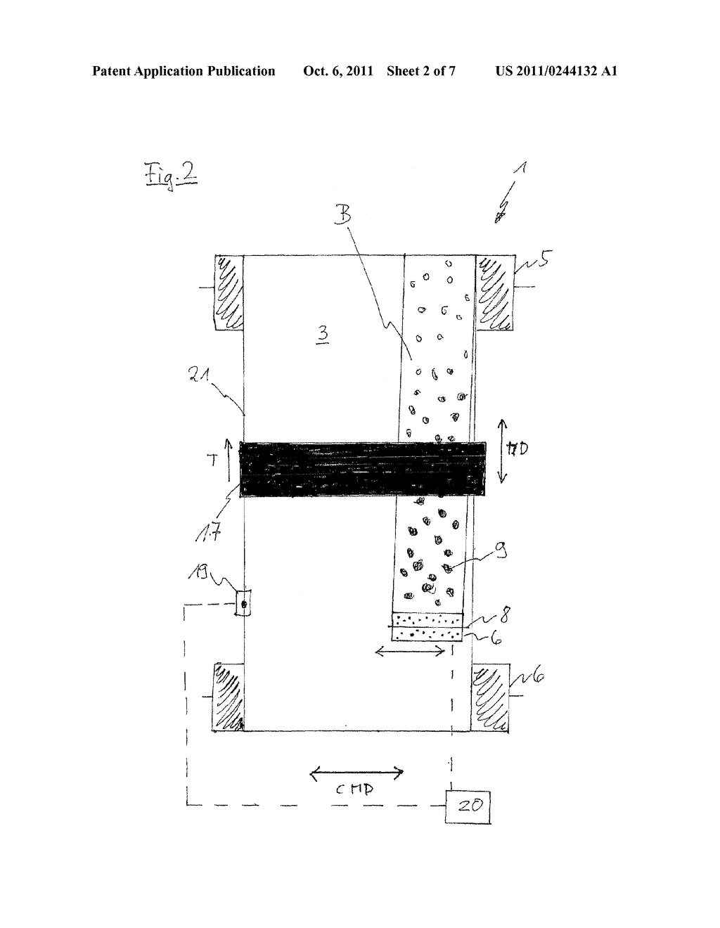 METHOD FOR PRODUCING A PATTERN ON AN ENDLESS STRIP - diagram, schematic, and image 03