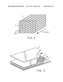 Honeycomb Core Having a High Compression Strength and Articles Made from     the Same diagram and image