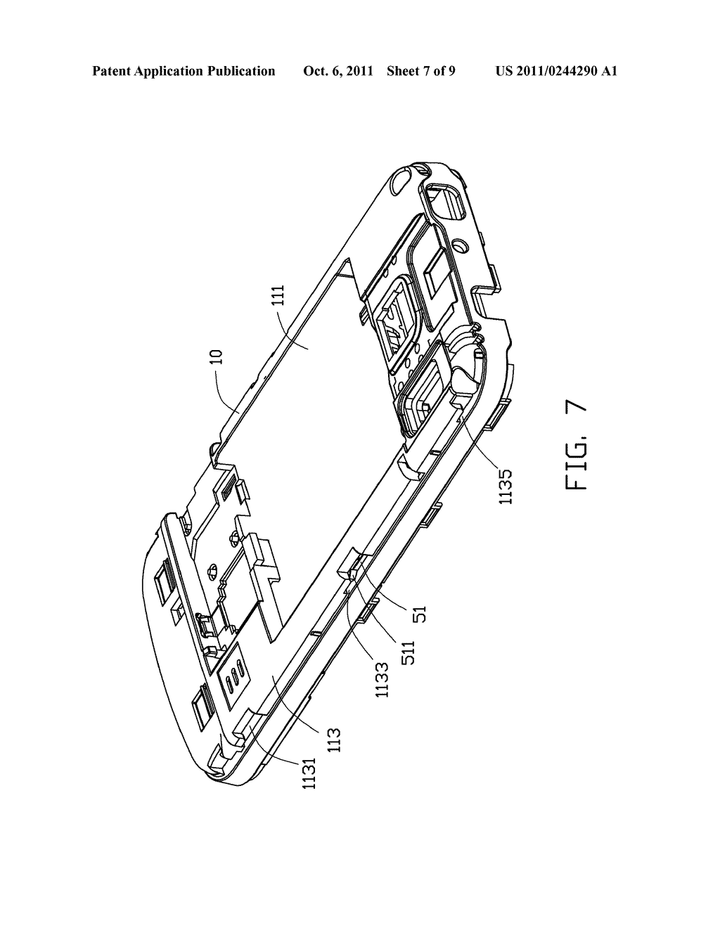 BATTERY COVER ASSEMBLY FOR PORTABLE ELECTRONIC DEVICE - diagram, schematic, and image 08