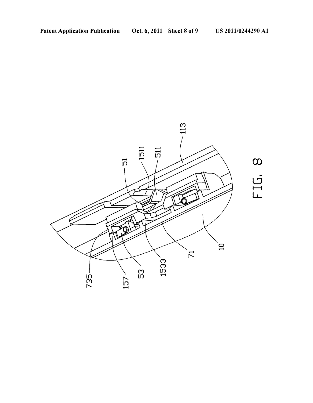 BATTERY COVER ASSEMBLY FOR PORTABLE ELECTRONIC DEVICE - diagram, schematic, and image 09