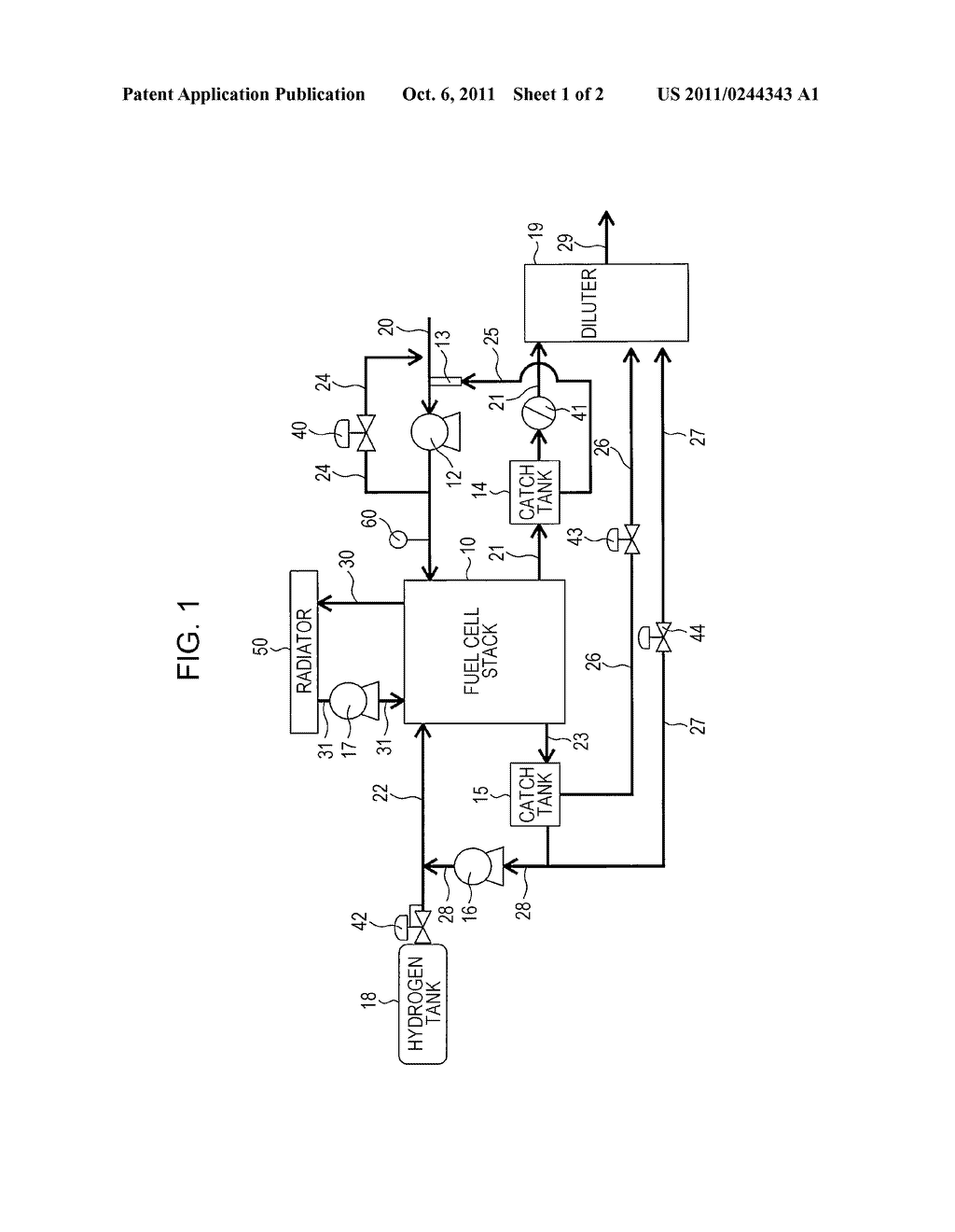 FUEL CELL SYSTEM INCLUDING WATER INJECTION DEVICE - diagram, schematic, and image 02