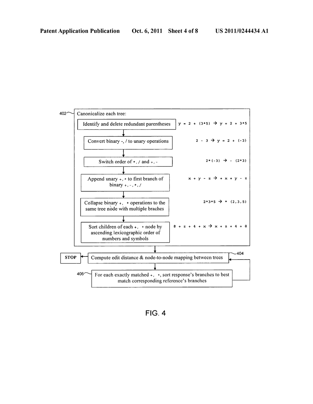 System and Method of Analyzing Freeform Mathematical Responses - diagram, schematic, and image 05